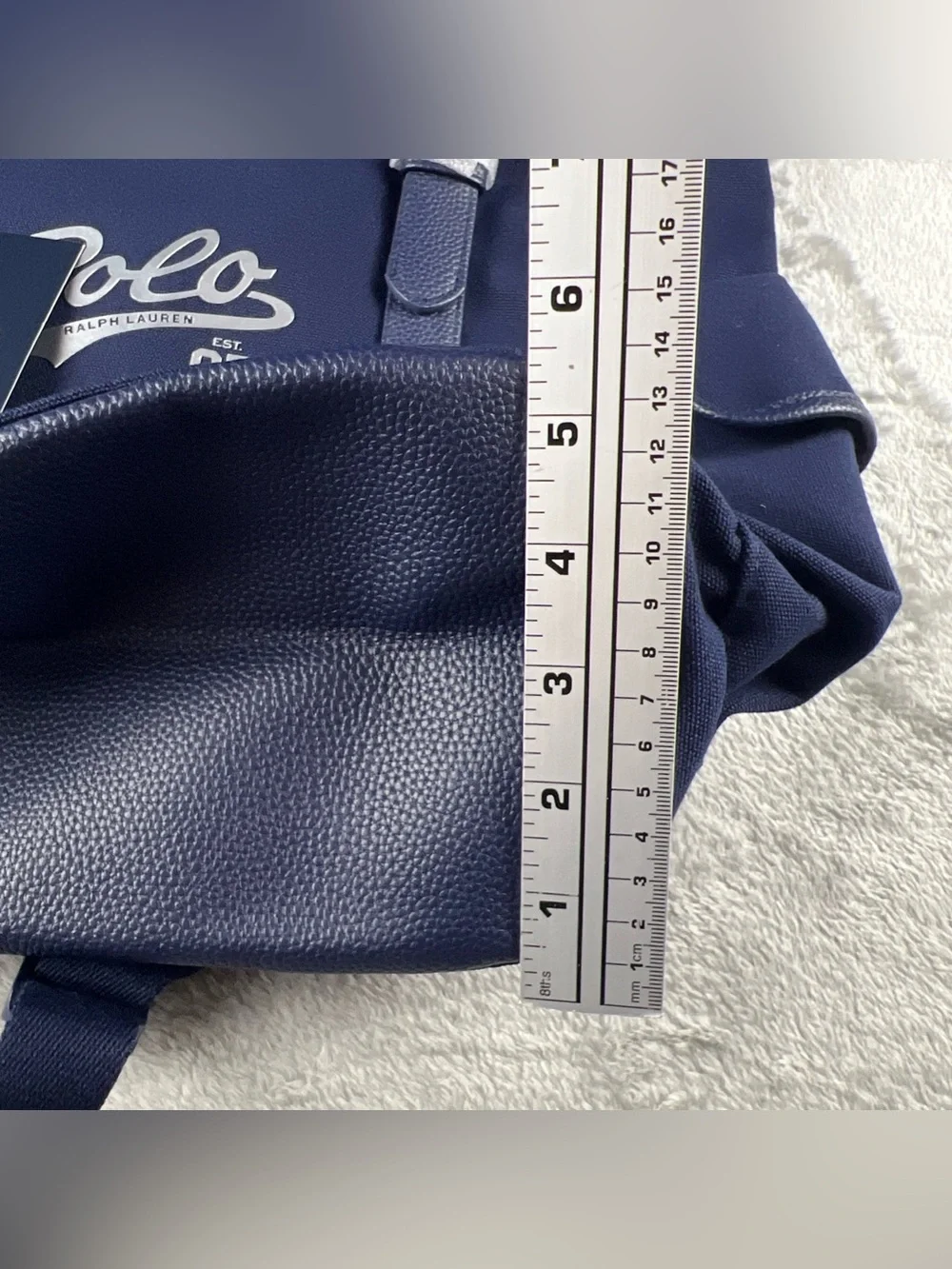 RALPH LAUREN Polo 67 Backpack Dark Blue School Gym Weekend Overnight Hiking Bag